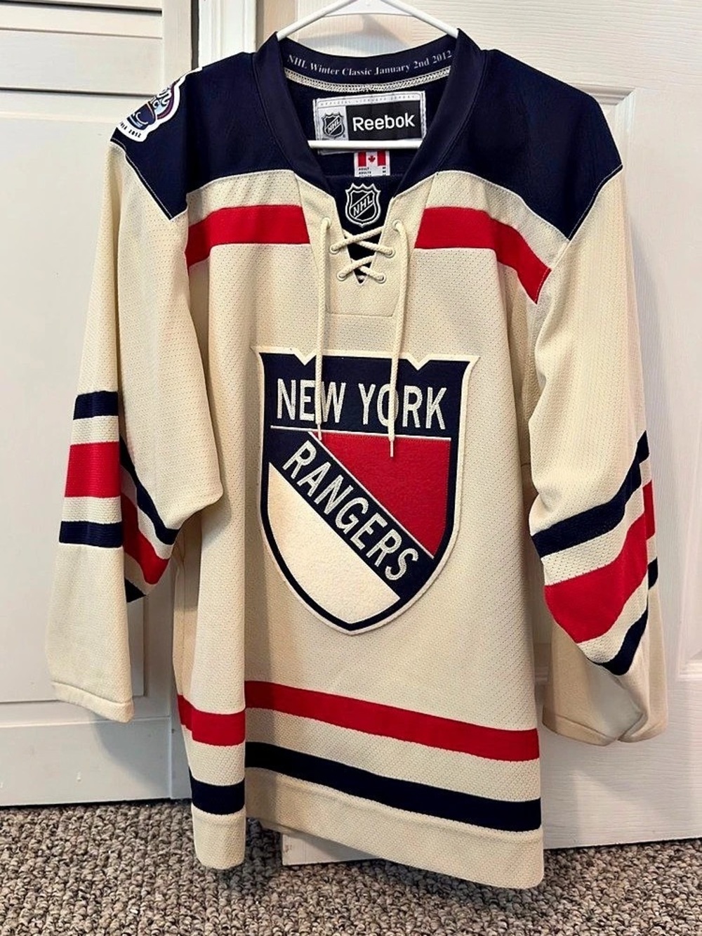2012 New York Rangers Winter Classic Blank